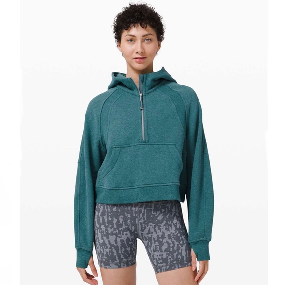 lululemon athletica Tops - NWT Lululemon Half Zip Scuba * Desert Teal * XS/S
